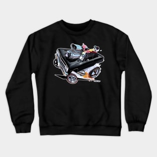 CHEVELLE-ITUDE 1965 Black Crewneck Sweatshirt